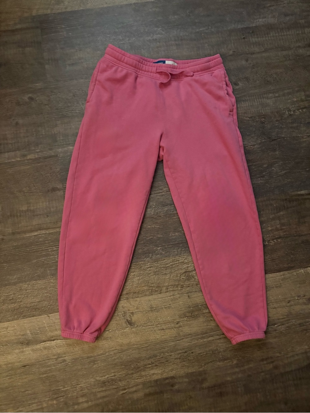 Pink Drawstring Jogger Sweatpants